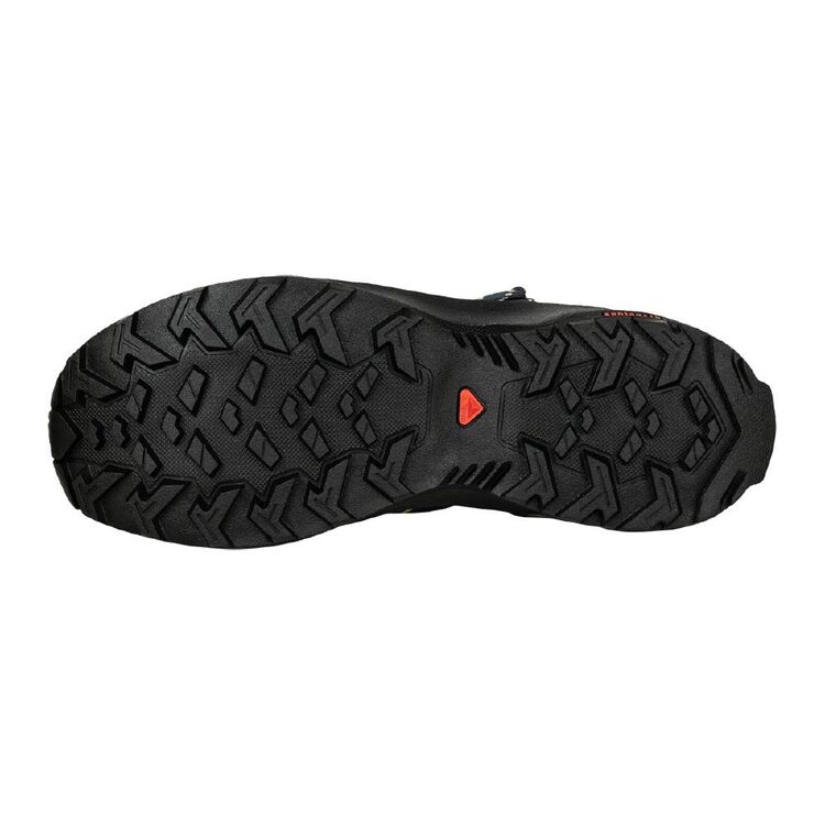 Salomon Women's Daintree Gore-Tex Mid Hiking Boots Stormy Weather, Ebony, Almond Cream