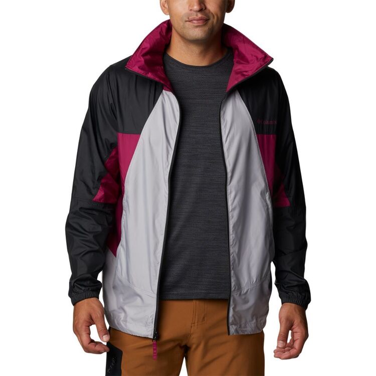 Columbia Men's Point Park Windbreaker Grey