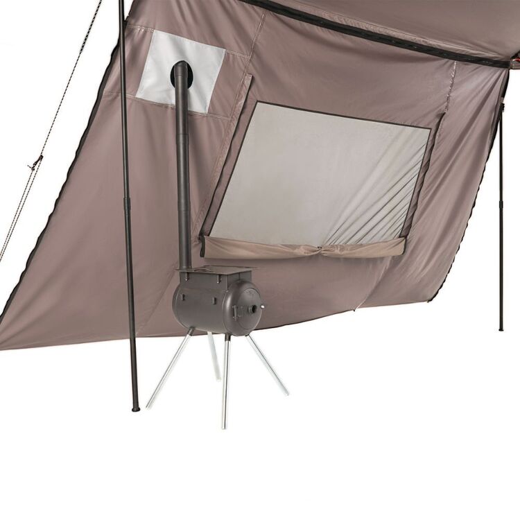 Dune 4WD Tapered Wall With Window & Stove Jack Khaki