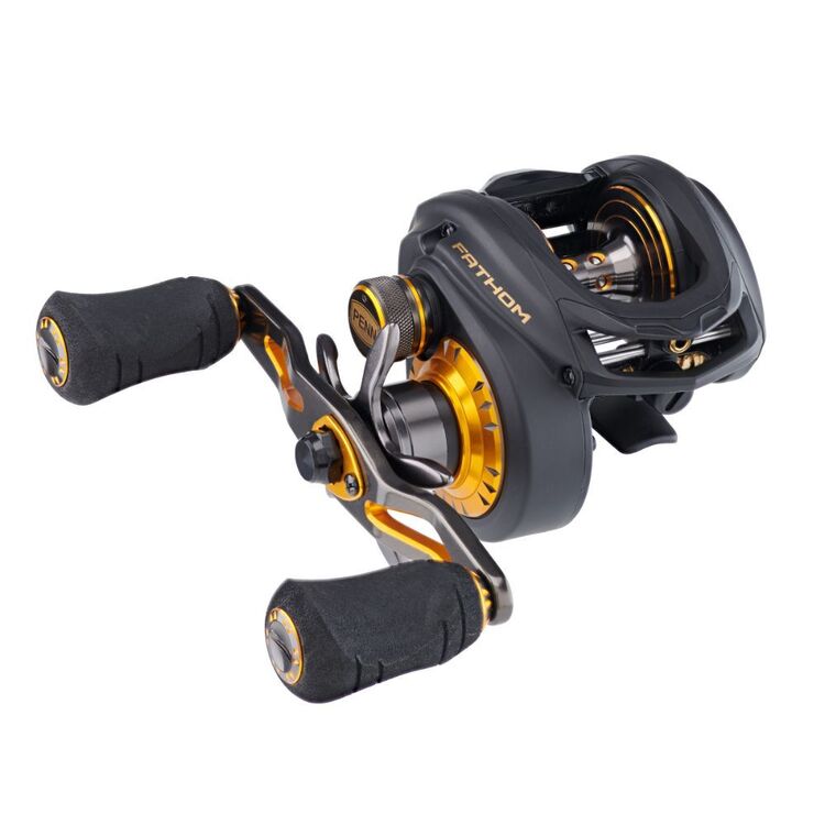 Pen Fathom 200 Low Profile Baitcaster Reel Black