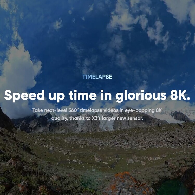 Insta360 X3 Action Camera Grey