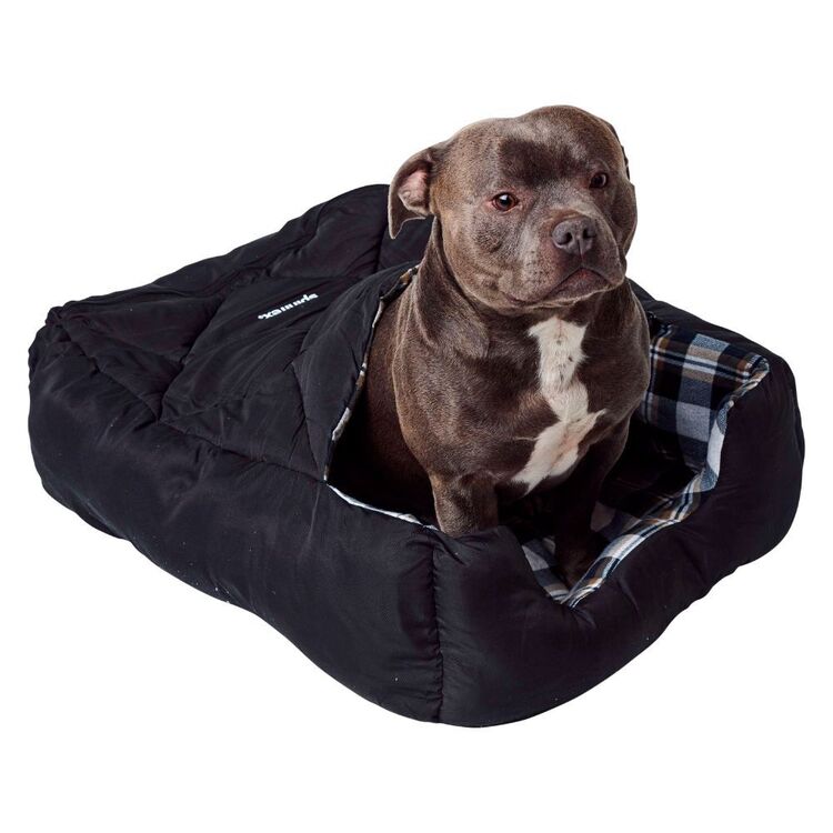 Spinifex Take Anywhere Black Pet Bed Sleeping Bag