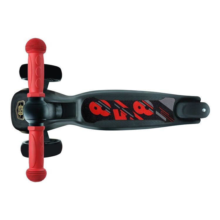 Ride 858 Tri Scooter Elite LED Red & Black Red & Black