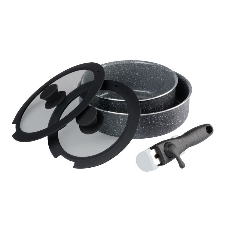 Spinifex Non-Stick Saucepan Set Black