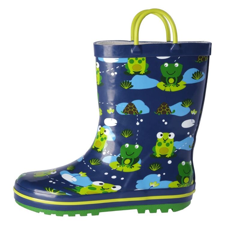 Cape Kids Frog Puddle Gumboots Multicoloured