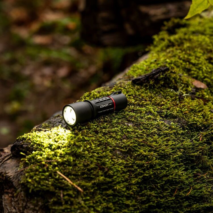 COAST 400 Lumens Rechargeable Pure Beam Focusing LED Torch Black