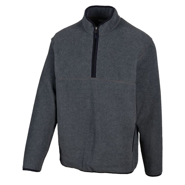 Cape Men's Quarter Zip Frost Fleece Charcoal Marle