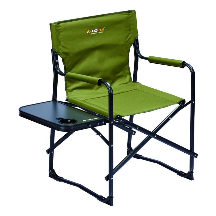 Oztrail Directors Classic With Side Table Green