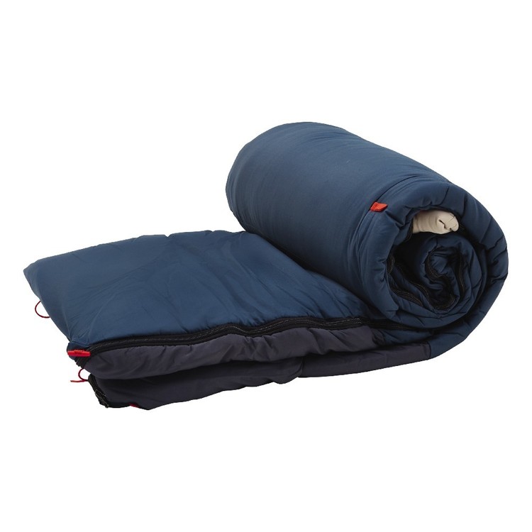 Coleman Mudgee Tall -3° Sleeping Bag Navy Blue & Grey