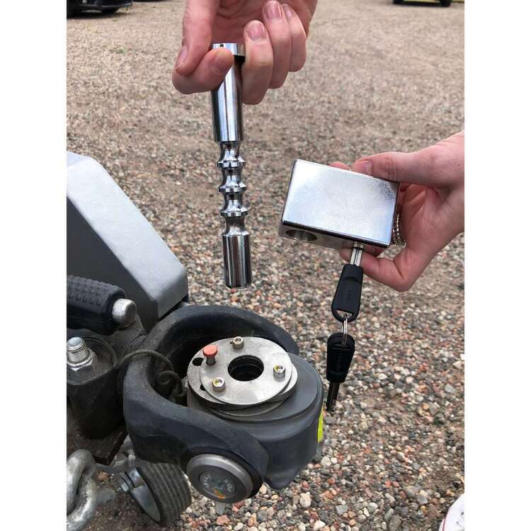 Milenco DO35 Pin Coupling Lock Black