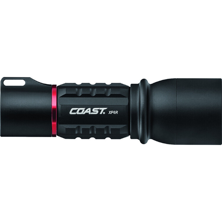 COAST 1000 Lumens Rechargeable Pure Beam Focusing LED Torch Black