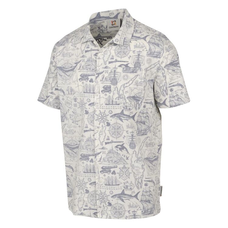 Gondwana Men's Nautical Shirt Ivory