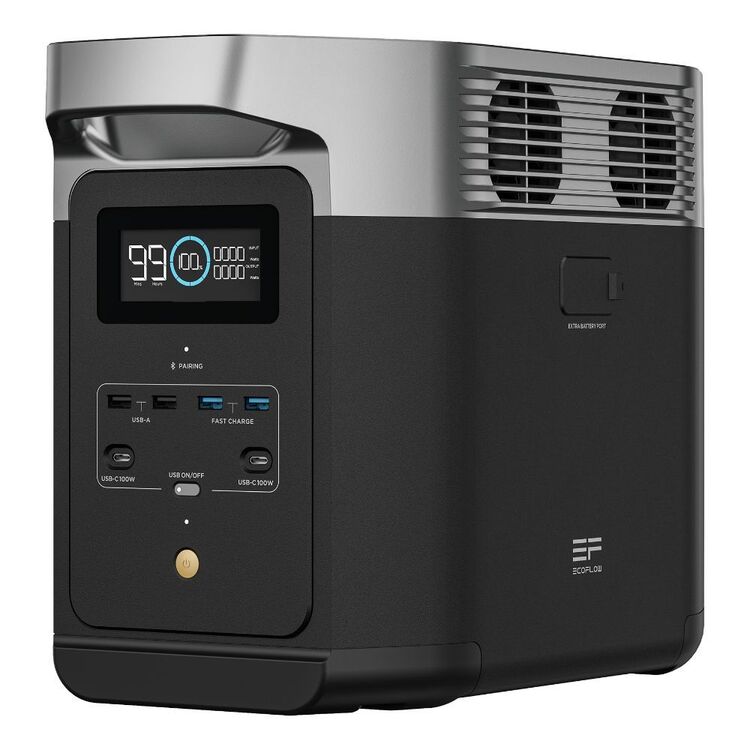EcoFlow 1800W DELTA 2 Power Station Black