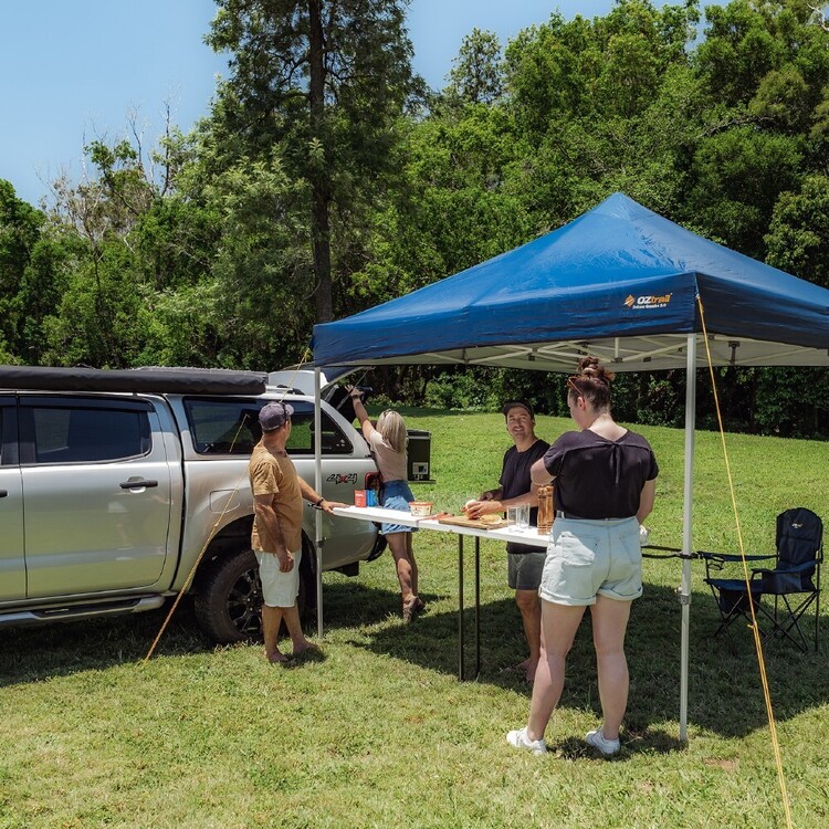Oztrail Gazebo Bar Table White