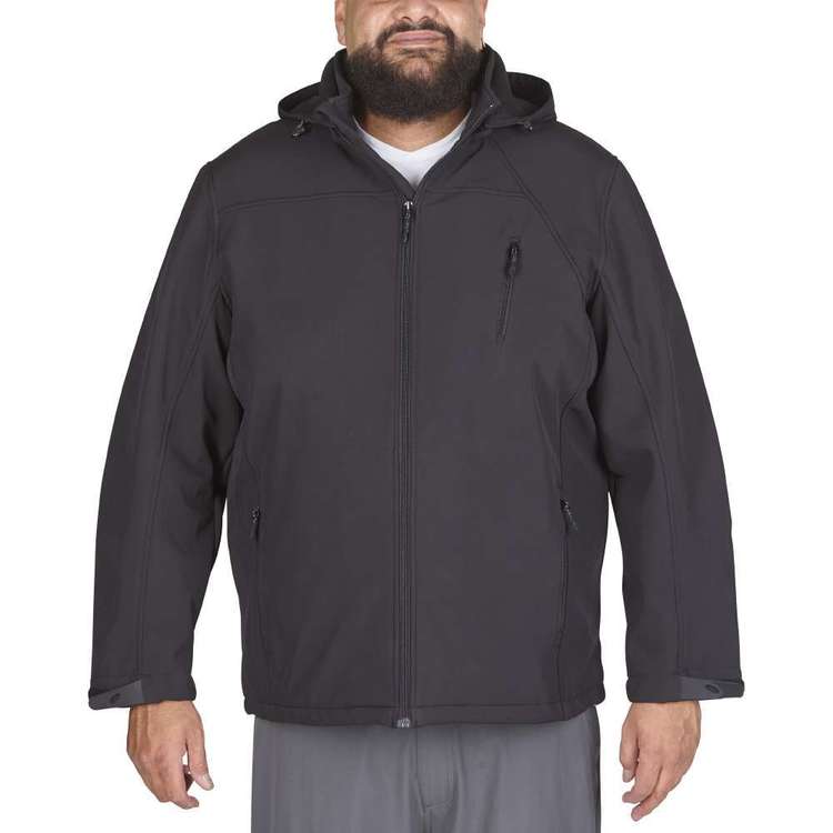 Cape Men's Zephyr Hooded Fleece Jacket Jet Black