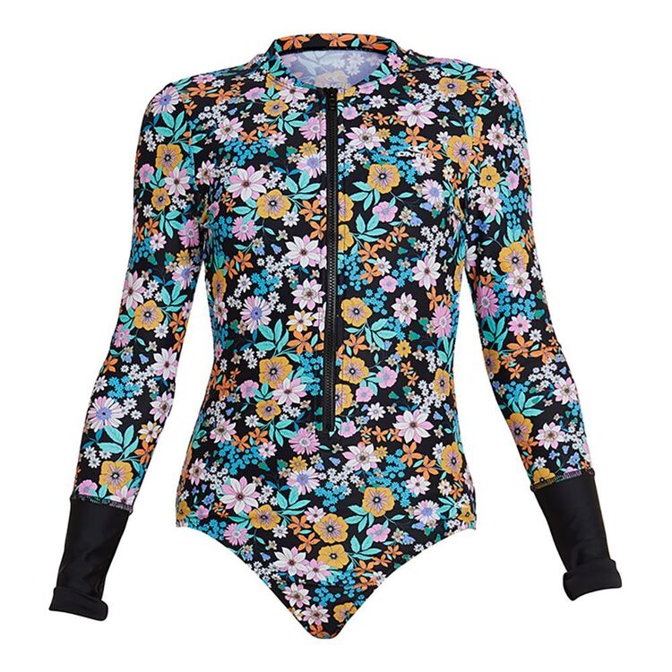 O'Neill Youth Girls Full Zip Long Sleeve Surfsuit Black