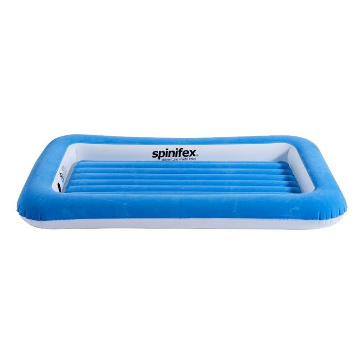 Spinifex Kids King Single Flocked Airbed Blue King Single