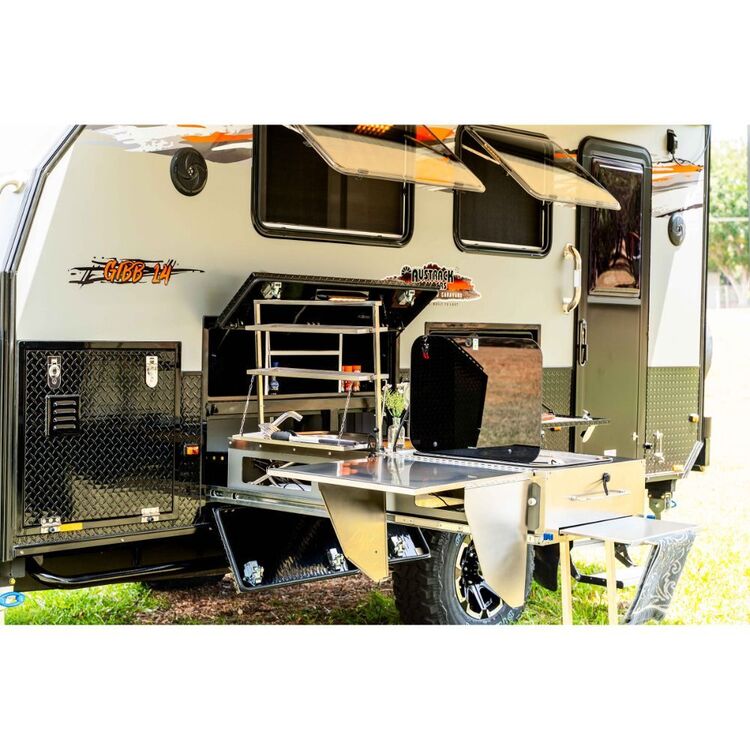 Austrack Gibb 14 Series 3 Hybrid Camper Grey