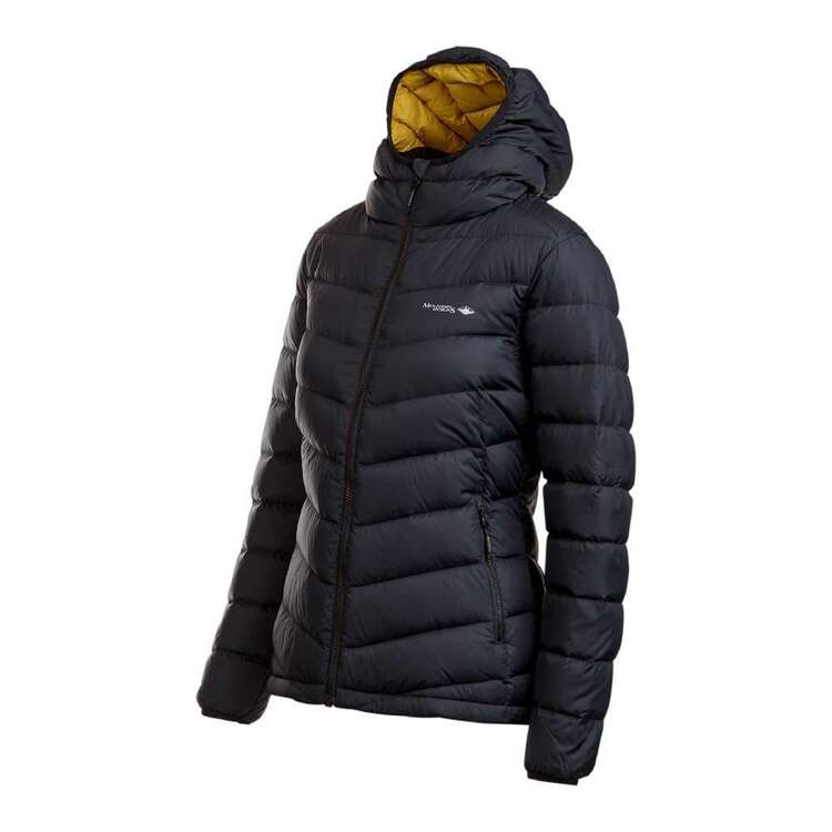 Mountain Designs Women's Peak 700 Down Jacket Black & Yellow