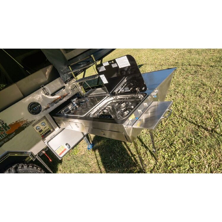 Austrack Plenty X Double Folding Offroad Camper Trailer Grey