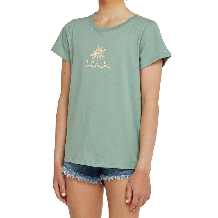 O'Neill Girls Island Time Tee Sage Green