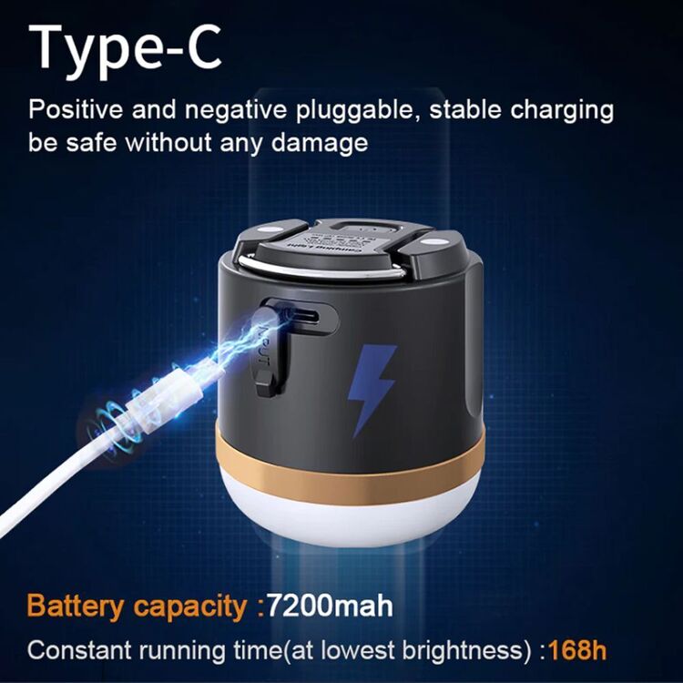 EcoFlow 600 Lumen Rechargeable Camping Lantern Black 600 Lumens