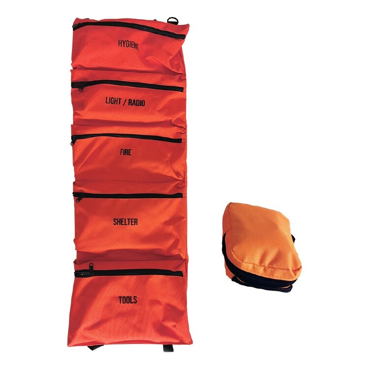 Life+Gear First Aid & Survival Waterproof Backpack Kit