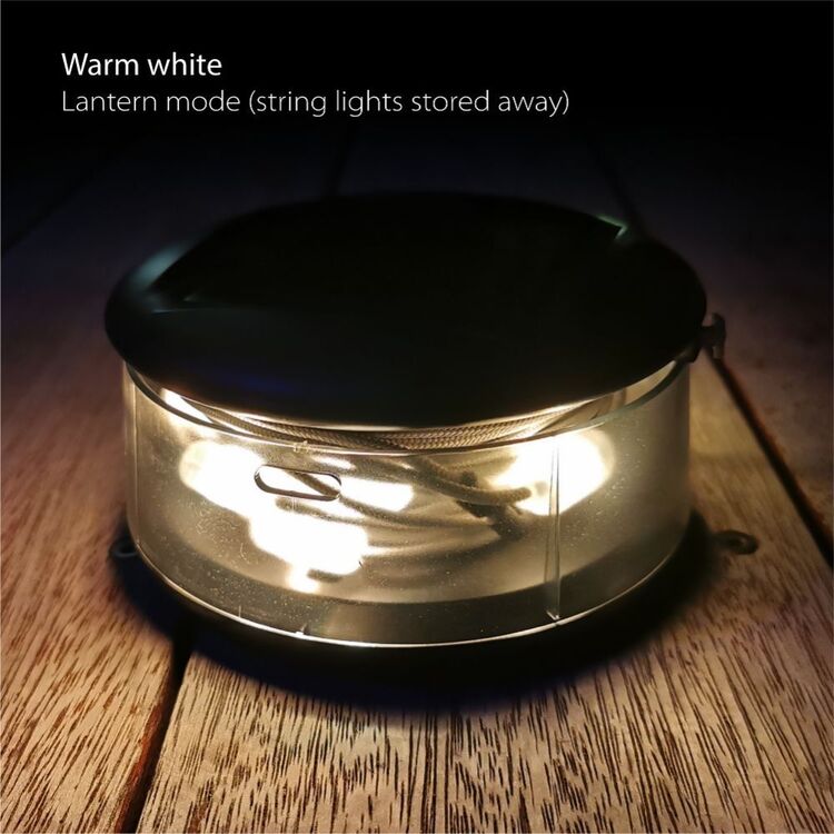 Dorcy 100 Lumens Solar Rechargeable String Lights Multicoloured 40 Lumens