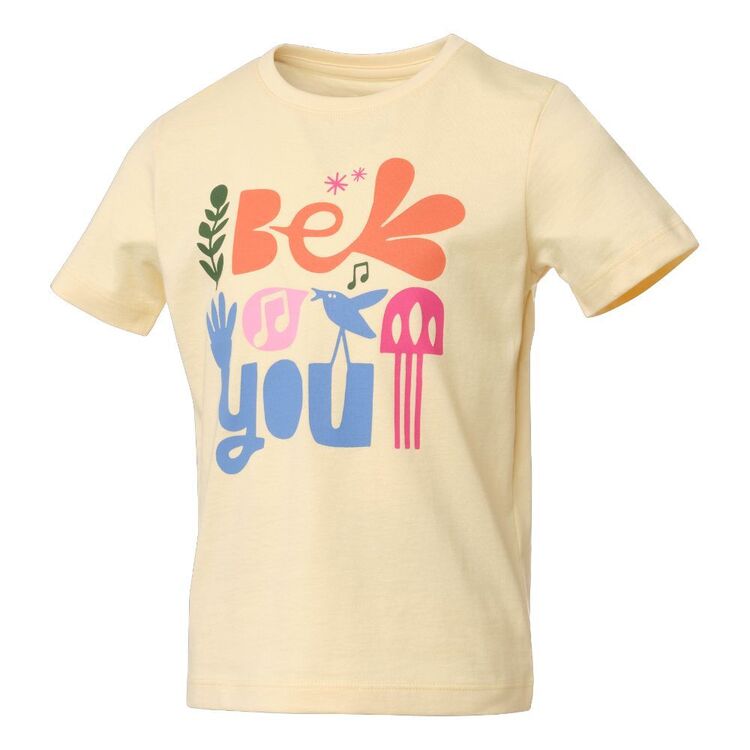 Cape Kids Girl's Be You Tee Lemon