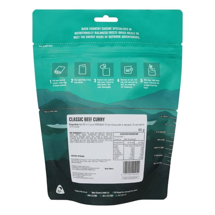 Back Country Classic Beef Curry Small