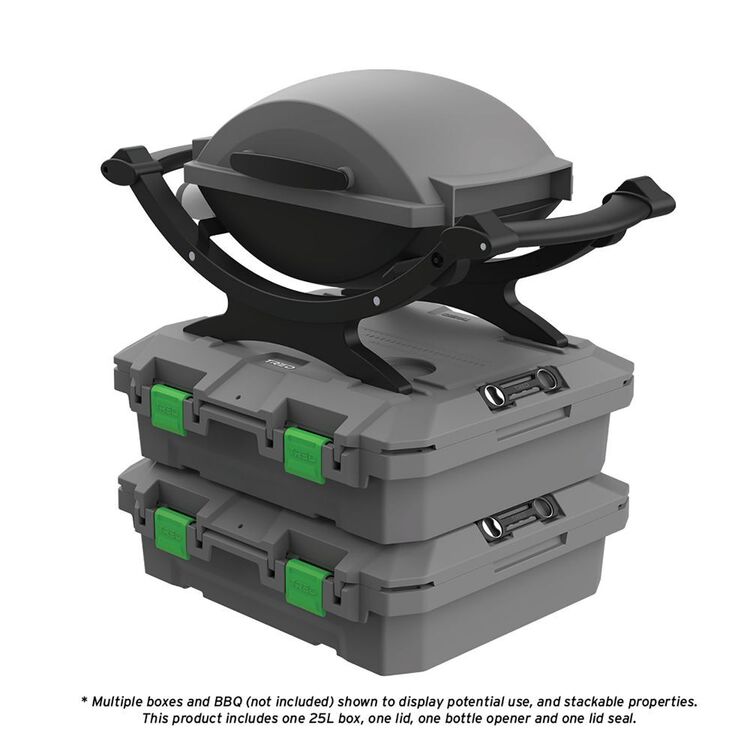 TRED 50-40 Shallow Storage Box 25L Grey 25 L