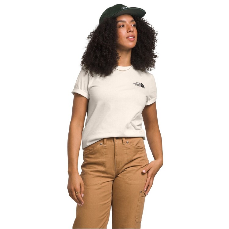 The North Face Women's Box NSE Short Sleeve Tee Gardenia White