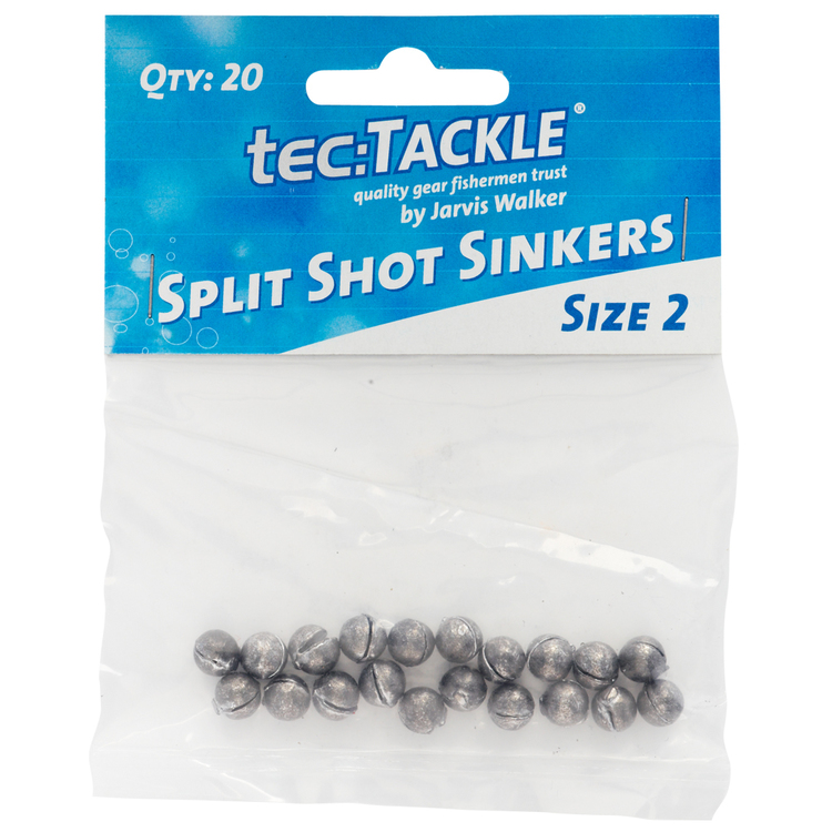 Jarvis Walker Tec Tackle Split Shot Sinkers