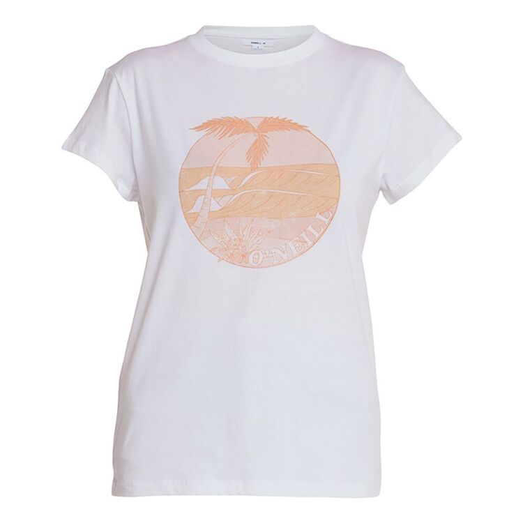 O'Neill Women's Palm Tree Tee White