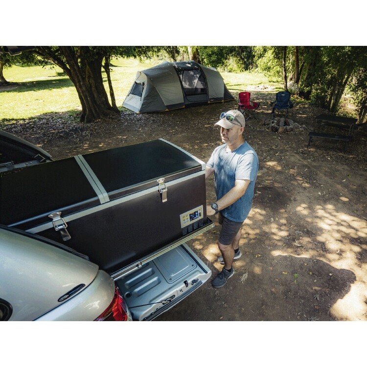 Oztrail Dual Zone Fridge/Freezer 80L Black 80 L