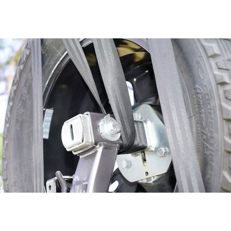 MSA Rear Wheel Rubbish Bin Black