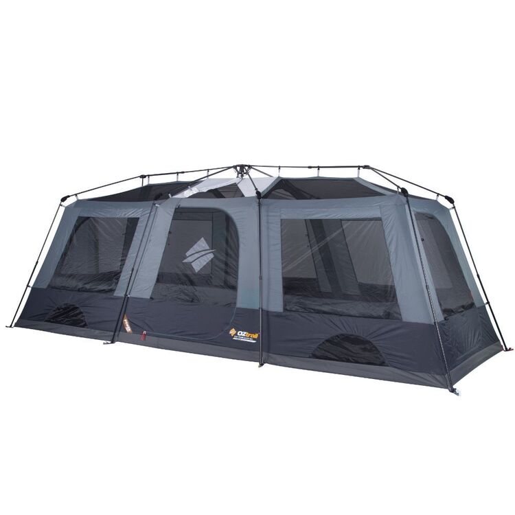 Oztrail 10 Person Fast Frame Blockout Tent Grey