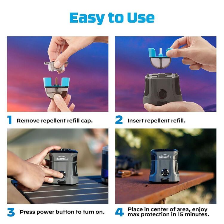 Thermacell EX90 Rechargeable Mosquito Repeller Multicoloured