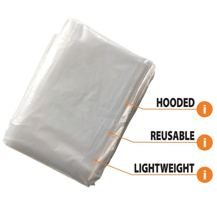 Spinifex Emergency Poncho Clear