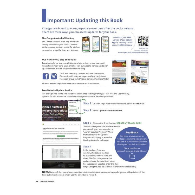 Hema Maps Caravan Parks 6 Australia Wide Guidebook Multicoloured