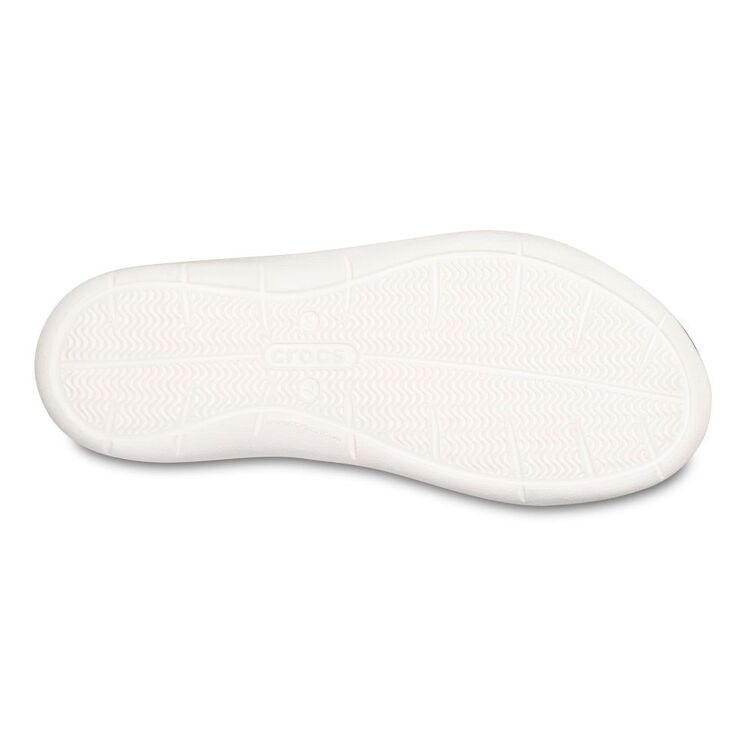 Crocs Women's Swiftwater Thongs Navy & White