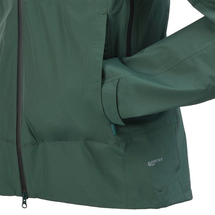Mountain Designs Men's Stratus Rain Jacket Trekking Green