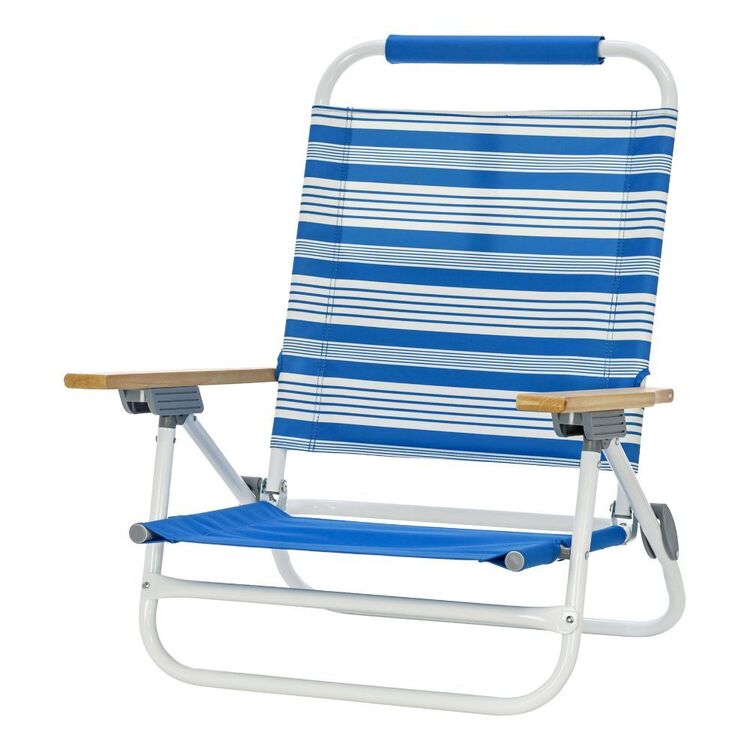 Life! Deluxe Chair with Table Blue Nautical