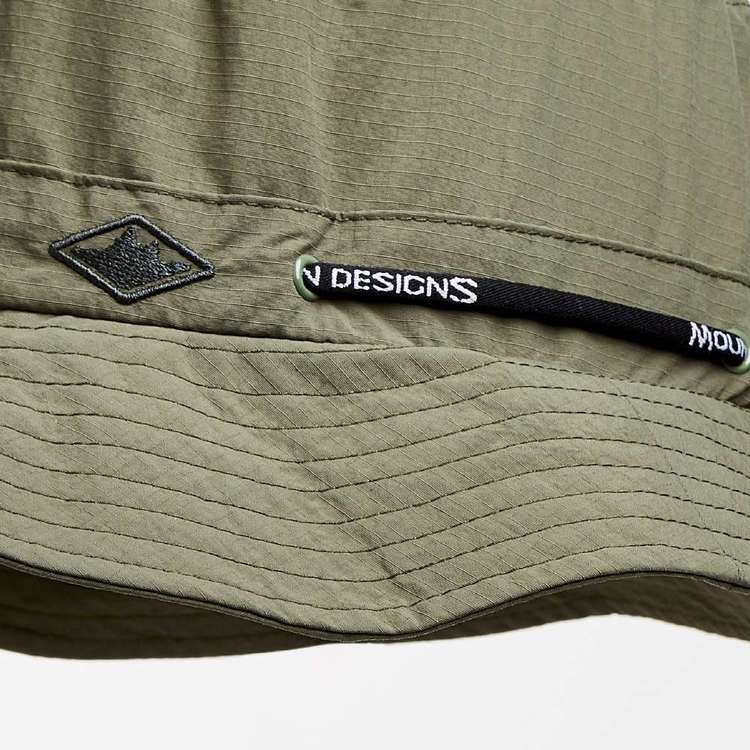 Mountain Designs Adults' Unisex Micalong Bucket Hat Khaki