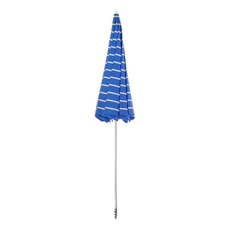 Life! Aluminium 2.4 m Beach Umbrella Blue