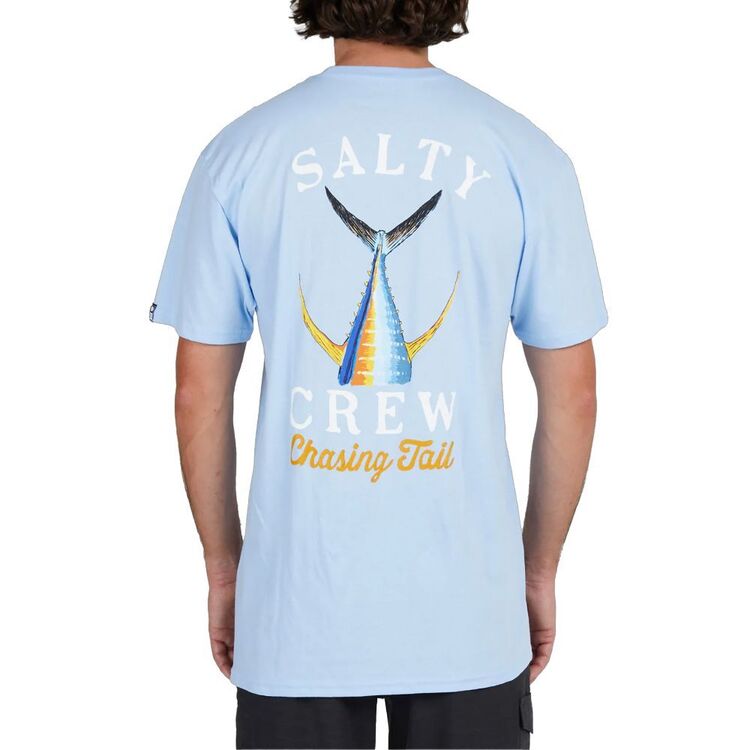 Salty Crew Men's Tailed Short Sleeve Tee Light Blue