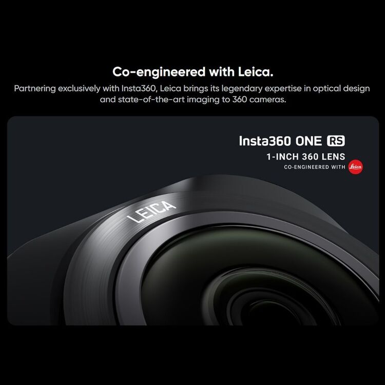 Insta360 ONE RS 1-Inch 360 Action Cam Black