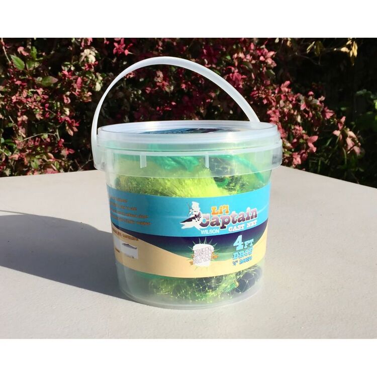 Wilson Little Captain 4ft Cast Net Green 4 ft