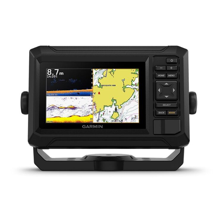 Garmin ECHOMAP UHD2 65SV Touch Fishfinder/GPS Combo with GT54-UHD Transducer Black