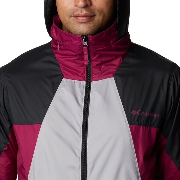 Columbia Men's Point Park Windbreaker Grey